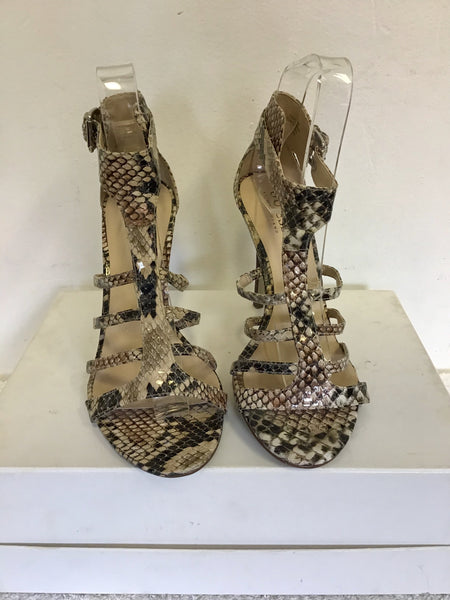 Snakeskin slip on on sale heels