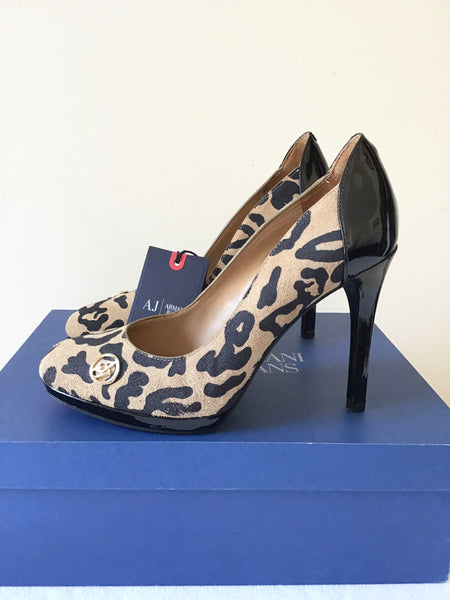 Blue leopard best sale print heels