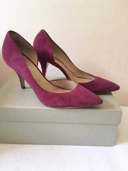 Dark pink court on sale shoes