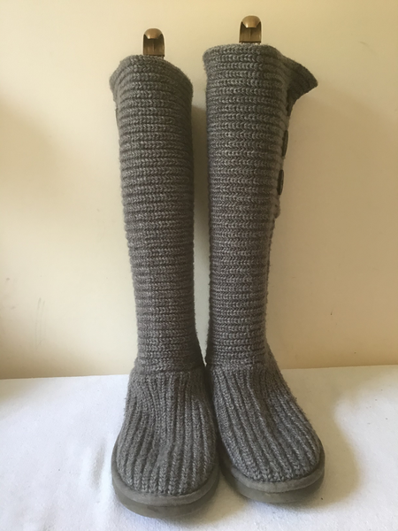 Ugg grey outlet knit boots