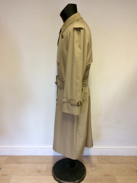 AQUASCUTUM HONEY BELTED TRENCH COAT SIZE L – Whispers Dress Agency