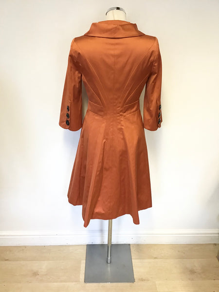 Karen millen burnt orange on sale coat