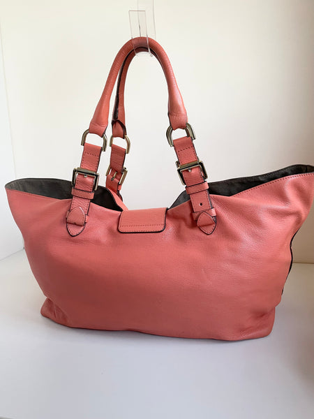 MULBERRY BRYMORE CORAL LEATHER LARGE TOTE SHOULDER BAG Whispers Dress Agency