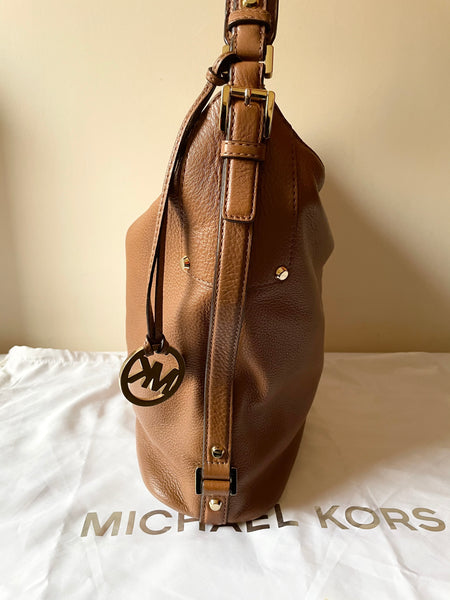 Michael kors tan leather purse online