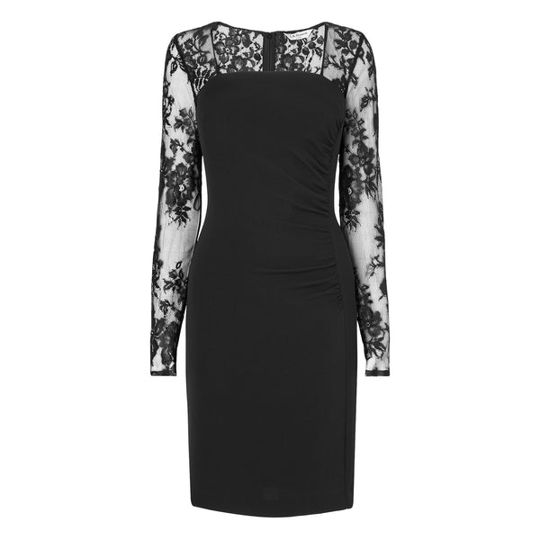 Lk bennett 2025 black lace dress