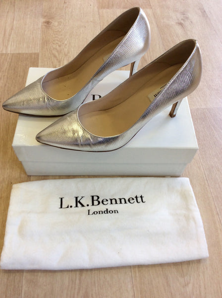 Lk bennett sale silver shoes