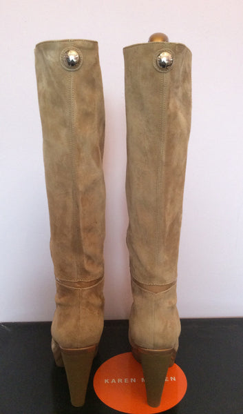 Karen millen hot sale suede boots