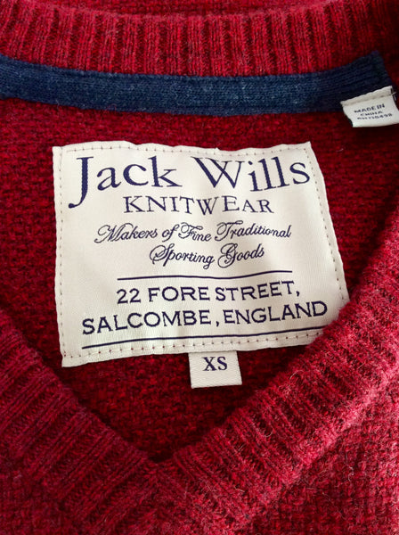 Jack wills cheap red jumper