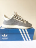 BRAND NEW ADIDAS TUBULAR SHADOW OFF WHITE & GREY TRAINERS SIZE 5/38