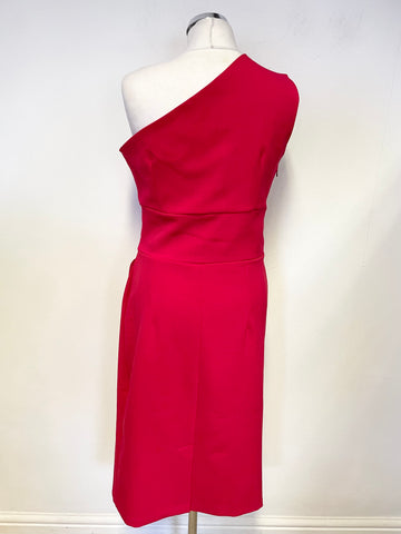 DIVA CATWALK RED ONE SHOULDER PENCIL DRESS  SIZE XL