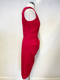 DIVA CATWALK RED ONE SHOULDER PENCIL DRESS  SIZE XL