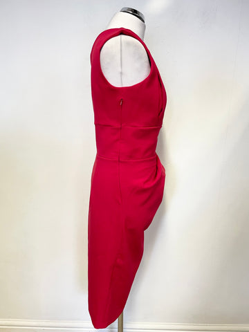 DIVA CATWALK RED ONE SHOULDER PENCIL DRESS  SIZE XL