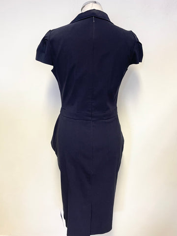 BRAND NEW HYBRID NAVY BLUE CAP SLEEVE BODYCON DRESS SIZE 14