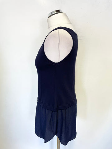 BRAND NEW MARCCAIN SPORTS NAVY SCOOP NECK SLEEVELESS TOP  SIZE N5 UK 16