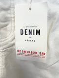 BRAND NEW SEZANE CREAM DENIM ANKLE GRAZER JEANS SIZE 26