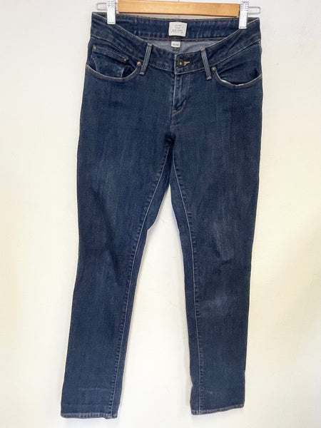 LEVIS BOLD CURVE BLUE DENIM STRAIGHT LEG LOW RISE JEANS SIZE 28