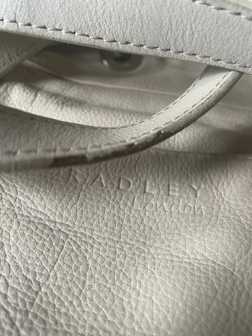 RADLEY CREAM LEATHER SHOULDER BAG