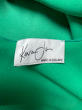 BRAND NEW KEVAN JON EMERALD GREEN LARGE WRAP/CAPE ONE SIZE