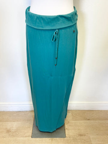 BRAND NEW SANDWICH TURQUOISE MAXI SKIRT &PRINT TOP SIZE 10/M