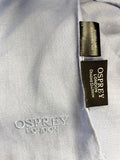 BRAND NEW OSPREY LIGHT BLUE FRINGED SCARF/WRAP