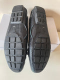 MARK JOSEPH FOR RUSSELL & BROMLEY NAVY BLUE LEATHER MOCCASIN FLATS  SIZE 7/40