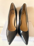 DANIEL BLACK PATENT POINTED TOE HIGH HEELS SIZE 7/40