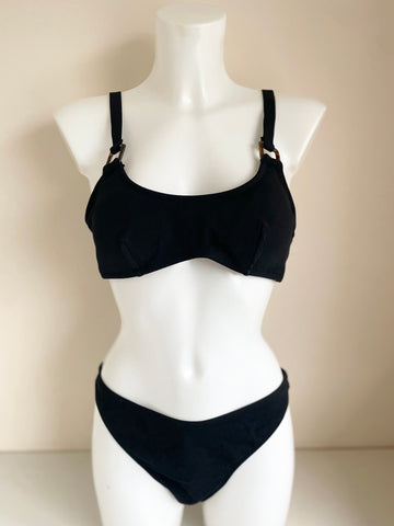 BRAND NEW CUPSHE BLACK BIKINI SIZE XL