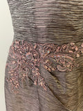 JOHN CHARLES MAUVE PINK MIX BEADED PENCIL DRESS & BOLERO JACKET SPECIAL OCCASION SET SIZE 14