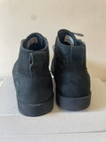 TIMBERLAND BLACK SUEDE LACE UP DESERT BOOTS SIZE 8.5/43