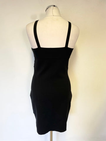 & OTHER STORIES BLACK SLEEVELESS STRAPY MINI BODYCON DRESS SIZE M