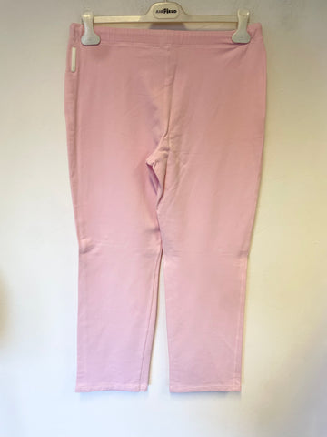 ESCADA SPORT PINK DRAWSTRING ELASTICATED WAIST JOGGING PANTS  SIZE M