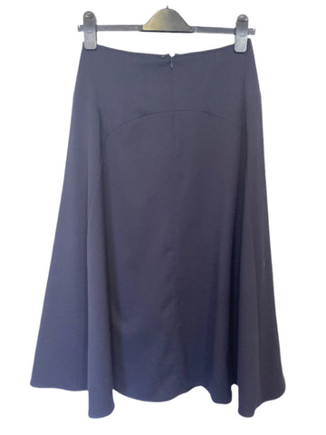 SPORTMAX CODE NAVY FLARED SKIRT SIZE 6