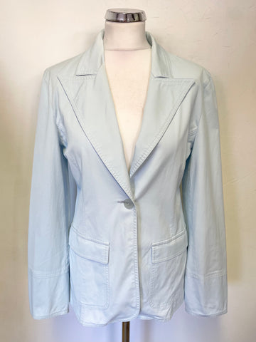 Armani Jeans Light Blue Jacket Size 14