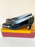 VAN DAL CARRIE BLACK PATENT LEATHER HEELS SIZE 6/39 D