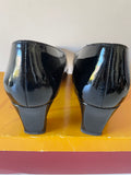 VAN DAL CARRIE BLACK PATENT LEATHER HEELS SIZE 6/39 D