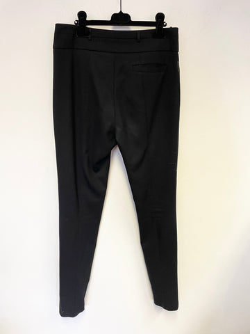EMPORIO ARMANI Womens Graphic Tracksuit Trousers Joggers UK 12 Medium Grey  | Vintage & Second-Hand Clothing Online | Thrift Shop