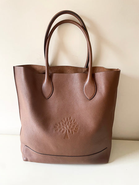 MULBERRY BLOSSOM OAK LEATHER TOTE BAG