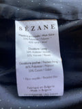 SEZANE NAVY BLUE DOUBLE BREASTED BLAZER SIZE 40 UK 12