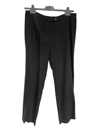 BETTY BARCLAY COMFORT FIT BLACK WOOL MIX STRAIGHT LEG TROUSER  SIZE 16