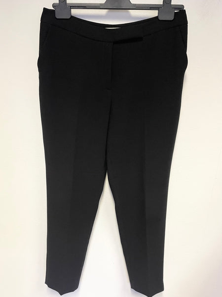 HOBBS BLACK TAPERED LEG TROUSERS SIZE 14