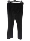 SOSANDAR BLACK STRETCH FLARED LEG TROUSERS SIZE 16R