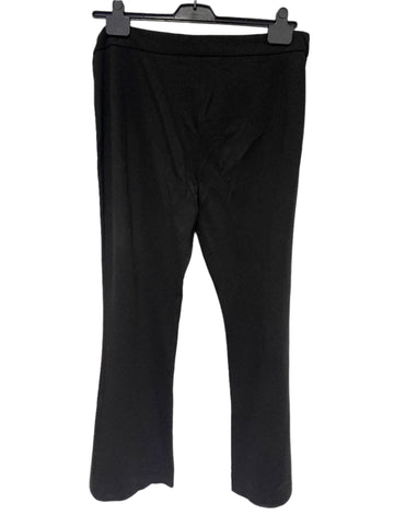 SOSANDAR BLACK STRETCH FLARED LEG TROUSERS SIZE 16R