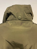 BARBOUR LINHOPE FEATHERWEIGHT DARK OLIVE WATERPROOF HOOD JACKET SIZE L