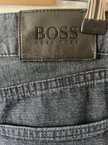 HUGO BOSS ARKANSAS INDIGO STRAIGHT LEG JEANS SIZE 32/32