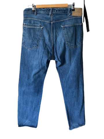 PAUL SMITH BLUE DENIM STRAIGHT LEG JEANS SIZE 34R