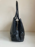 RADLEY LONDON BLACK LEATHER SHOULDER BAG & SMALL MIRROR