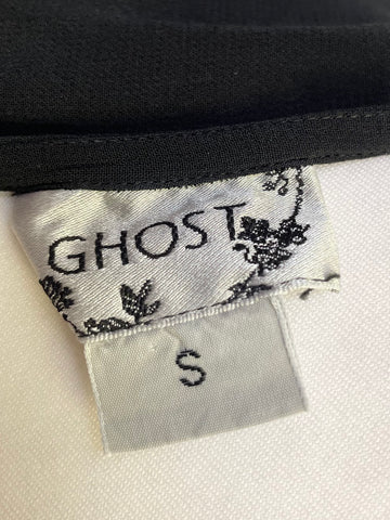 GHOST BLACK SHOESTRING STRAP LONG SPECIAL OCCASION DRESS SIZE S