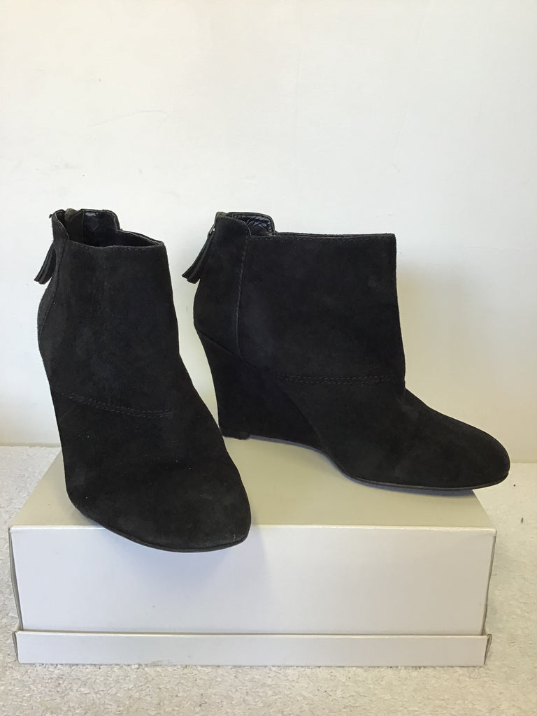 Nine west cheap black wedge booties