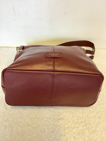 RADLEY CHESTNUT BROWN LARGE LEATHER SHOULDER BAG