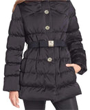 KATE SPADE NEW YORK BECKY DOWN FILLED BELTED PUFFER COAT SIZE S